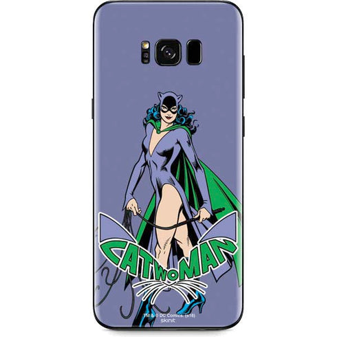 DC Comics Batman Catwoman Classic Art Pose Galaxy S8 Plus Skin