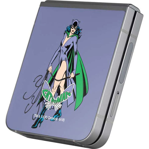 DC Comics Batman Catwoman Classic Art Pose Galaxy Z Flip6 Skin