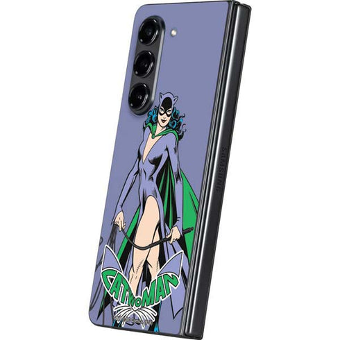 DC Comics Batman Catwoman Classic Art Pose Galaxy Z Fold5 5G Skin