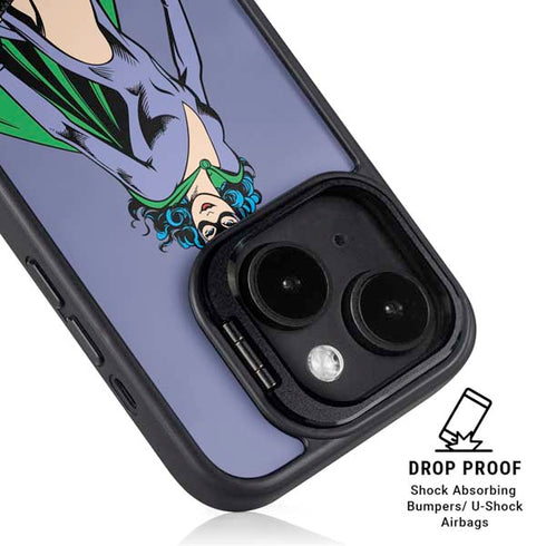 DC Comics Batman Catwoman Classic Art Pose iPhone 14 Plus Kickstand Case
