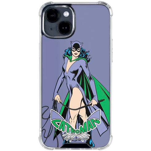 DC Comics Batman Catwoman Classic Art Pose iPhone 15 Clear Case