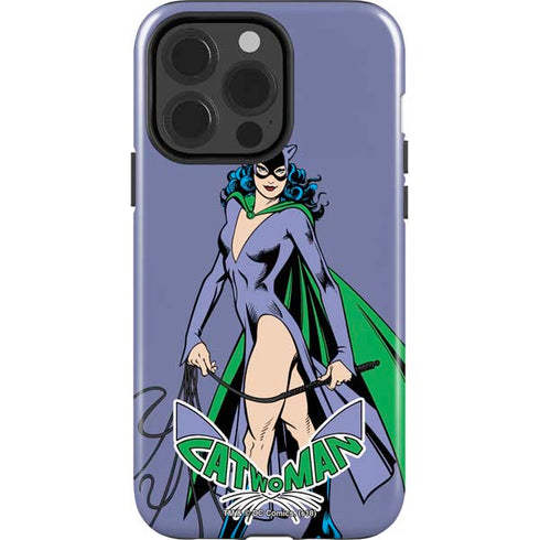 DC Comics Batman Catwoman Classic Art Pose iPhone 15 Pro Impact Case