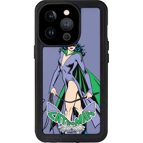 DC Comics Batman Catwoman Classic Art Pose iPhone 15 Pro Waterproof Case