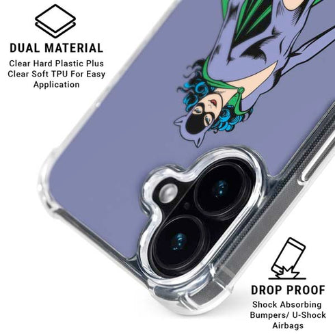DC Comics Batman Catwoman Classic Art Pose iPhone 17 Clear Case
