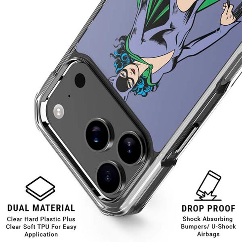 DC Comics Batman Catwoman Classic Art Pose iPhone 18 Pro Clear Case