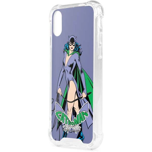 DC Comics Batman Catwoman Classic Art Pose iPhone XS Clear Case