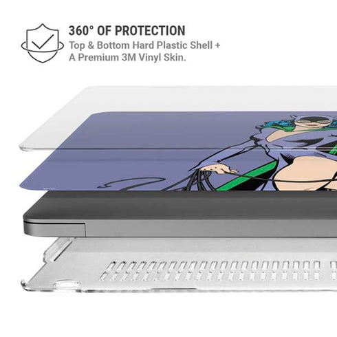 DC Comics Batman Catwoman Classic Art Pose MacBook Pro 14in (2021-24) Case plus Skin