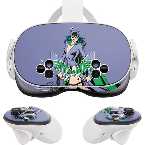 DC Comics Batman Catwoman Classic Art Pose Meta Quest 3S Skin