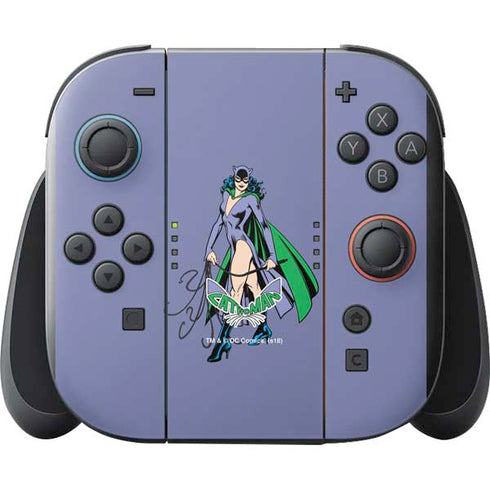 DC Comics Batman Catwoman Classic Art Pose Nintendo Switch 2 (2025) with Joy-Con Skin