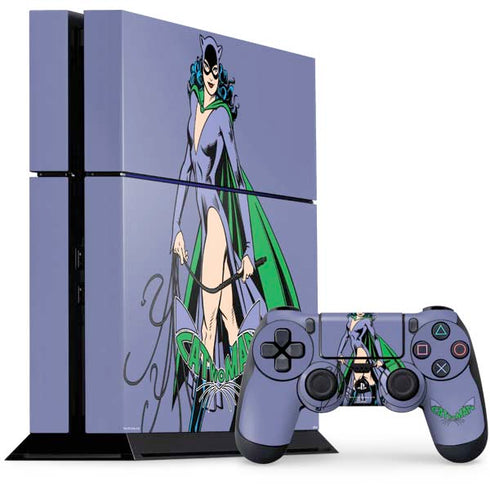 DC Comics Batman Catwoman Classic Art Pose PlayStation PS4 Skins