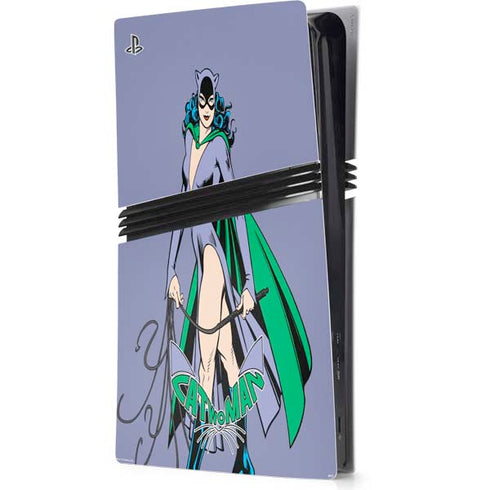 DC Comics Batman Catwoman Classic Art Pose PS5 Pro Console Skin