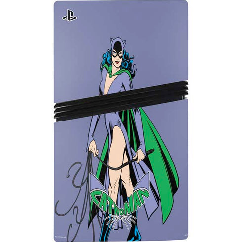 DC Comics Batman Catwoman Classic Art Pose PS5 Pro Disk Bundle Skin