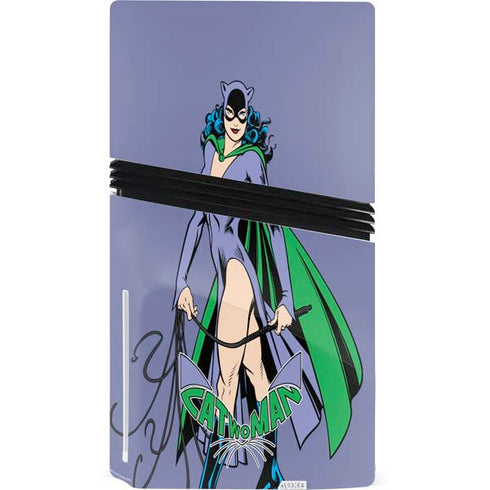 DC Comics Batman Catwoman Classic Art Pose PS5 Pro Disk Console Skin