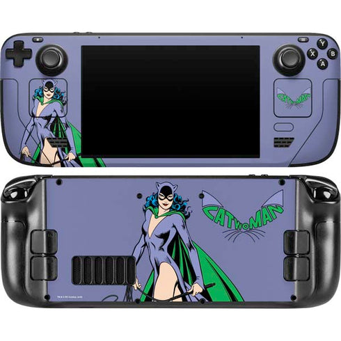 DC Comics Batman Catwoman Classic Art Pose Steam Deck Handheld Gaming Computer OLED Skin