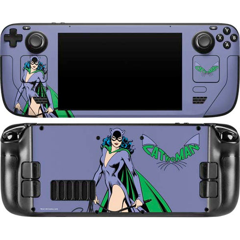 DC Comics Batman Catwoman Classic Art Pose Steam Deck Handheld Gaming Computer Skin