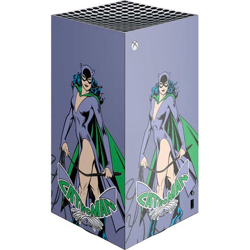 DC Comics Batman Catwoman Classic Art Pose XBox Series X Digital Edition Console Skin