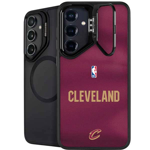 NBA Cleveland Cavaliers Jersey Galaxy S25 FE Kickstand Case