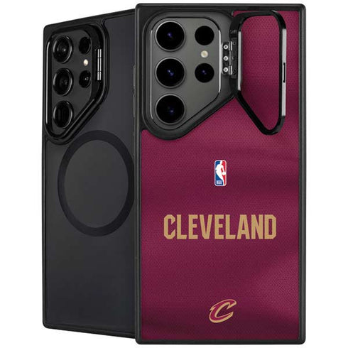 NBA Cleveland Cavaliers Jersey Galaxy S26 Ultra Kickstand Case