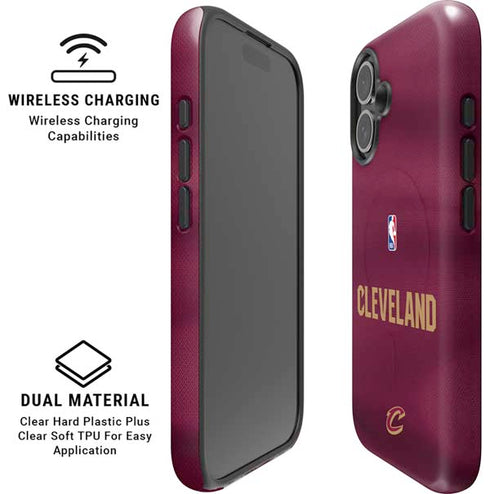 NBA Cleveland Cavaliers Jersey iPhone 16 Magsafe Impact Case