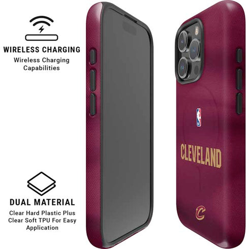 NBA Cleveland Cavaliers Jersey iPhone 16 Pro Magsafe Impact Case