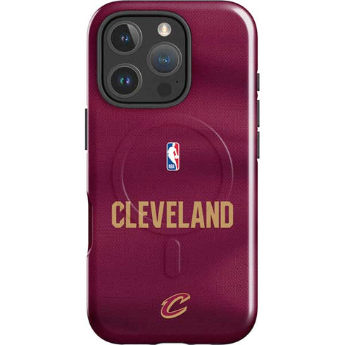 NBA Cleveland Cavaliers Jersey iPhone 16 Pro Max Magsafe Impact Case
