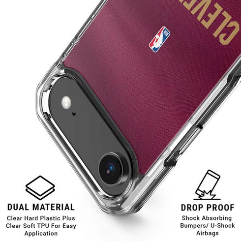 NBA Cleveland Cavaliers Jersey iPhone 17 Air Clear Case