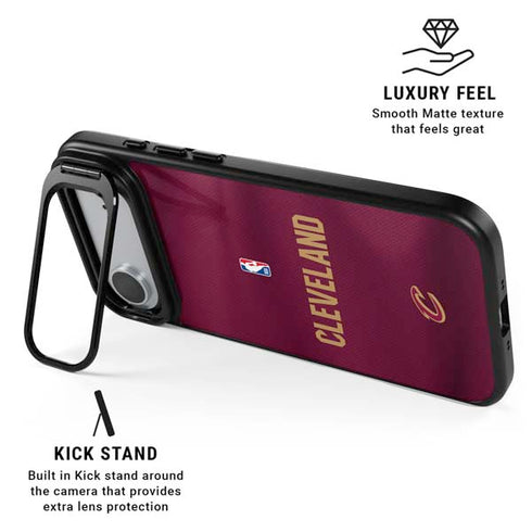 NBA Cleveland Cavaliers Jersey iPhone 17 Air Kickstand Case