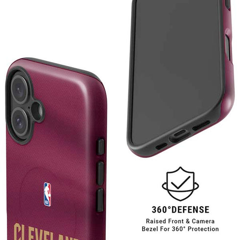 NBA Cleveland Cavaliers Jersey iPhone 17 Magsafe Impact Case