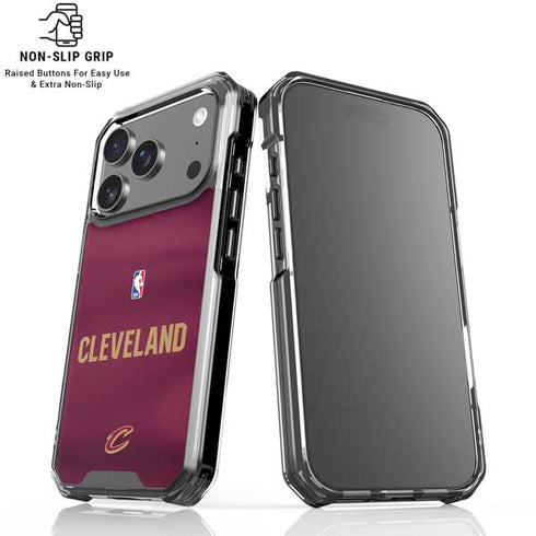 NBA Cleveland Cavaliers Jersey iPhone 17 Pro Clear Case