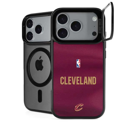 NBA Cleveland Cavaliers Jersey iPhone 17 Pro Max Kickstand Case