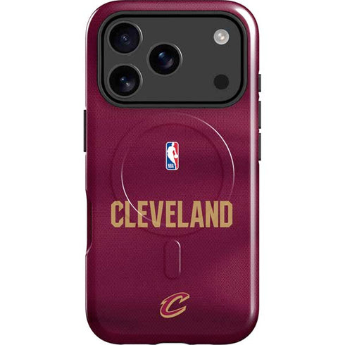 NBA Cleveland Cavaliers Jersey iPhone 17 Pro Max Magsafe Impact Case