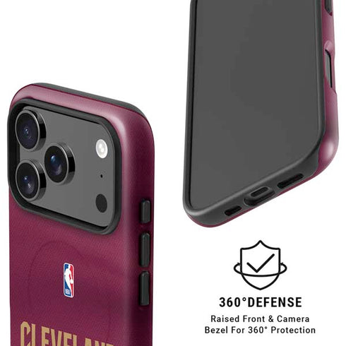 NBA Cleveland Cavaliers Jersey iPhone 17 Pro Max Magsafe Impact Case