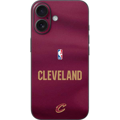NBA Cleveland Cavaliers Jersey iPhone 17 Skin