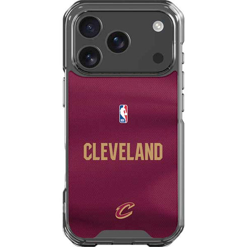 NBA Cleveland Cavaliers Jersey iPhone 18 Pro Clear Case
