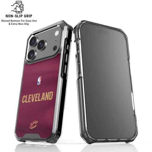 NBA Cleveland Cavaliers Jersey iPhone 18 Pro Clear Case