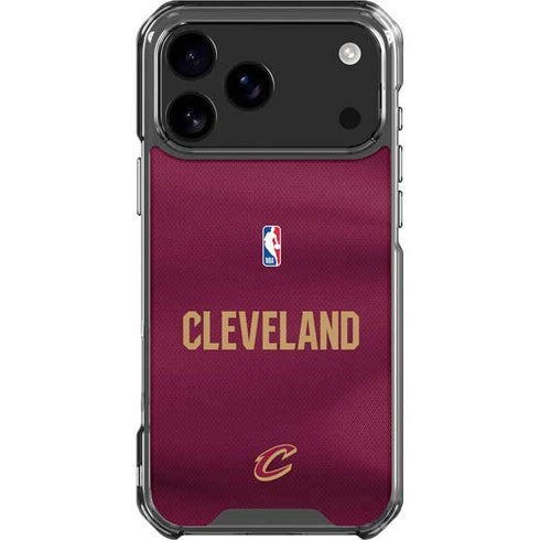 NBA Cleveland Cavaliers Jersey iPhone 18 Pro Max Clear Case