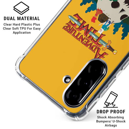 Adult Swim Adventure Time Cave Of Skulls Galaxy A36 5G Clear Case