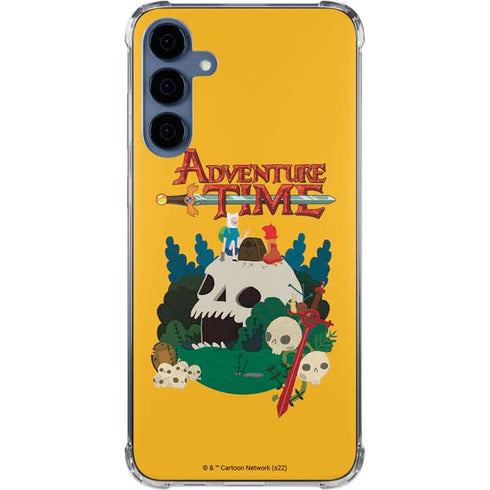 Adult Swim Adventure Time Cave Of Skulls Galaxy A55 5G Clear Case
