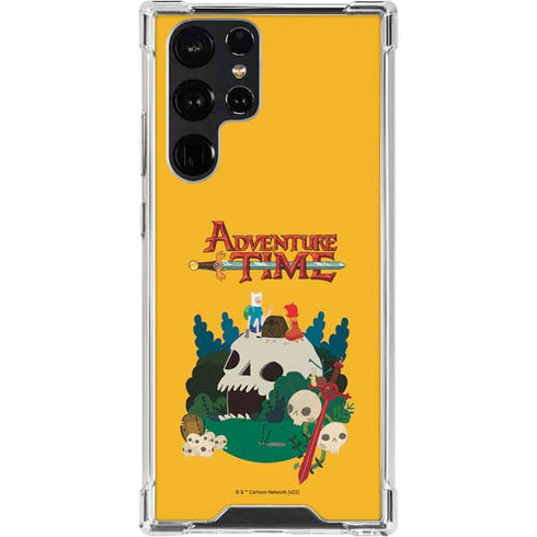 Adult Swim Adventure Time Cave Of Skulls Galaxy S23 Ultra Clear Case