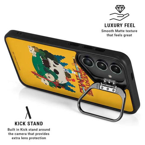 Adult Swim Adventure Time Cave Of Skulls Galaxy S25 Kickstand Case