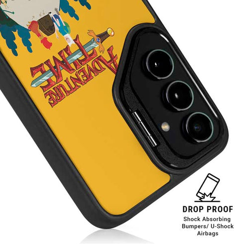 Adult Swim Adventure Time Cave Of Skulls Galaxy S25 Kickstand Case