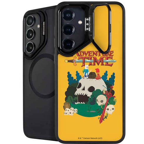 Adult Swim Adventure Time Cave Of Skulls Galaxy S25 Plus Kickstand Case