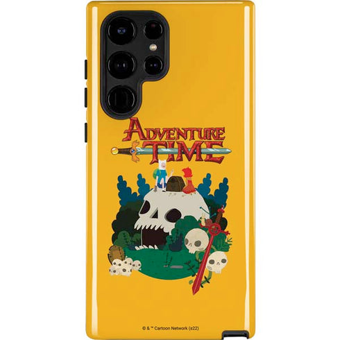 Adult Swim Adventure Time Cave Of Skulls Galaxy S25 Ultra Impact Case