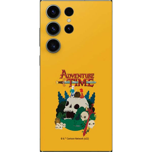 Adult Swim Adventure Time Cave Of Skulls Galaxy S25 Ultra Skin