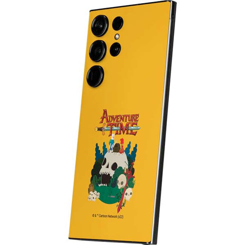 Adult Swim Adventure Time Cave Of Skulls Galaxy S25 Ultra Skin