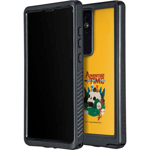 Adult Swim Adventure Time Cave Of Skulls Galaxy S24 Ultra Waterproof Case