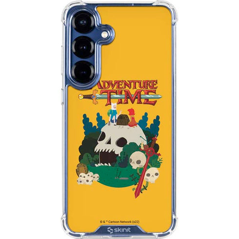 Adult Swim Adventure Time Cave Of Skulls Galaxy S25 Plus Clear Case