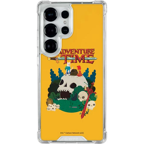 Adult Swim Adventure Time Cave Of Skulls Galaxy S25 Ultra Clear Case