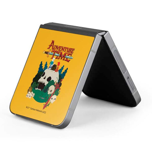 Adult Swim Adventure Time Cave Of Skulls Galaxy Z Flip6 Skin