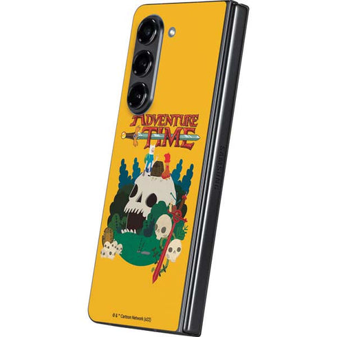 Adult Swim Adventure Time Cave Of Skulls Galaxy Z Fold5 5G Skin